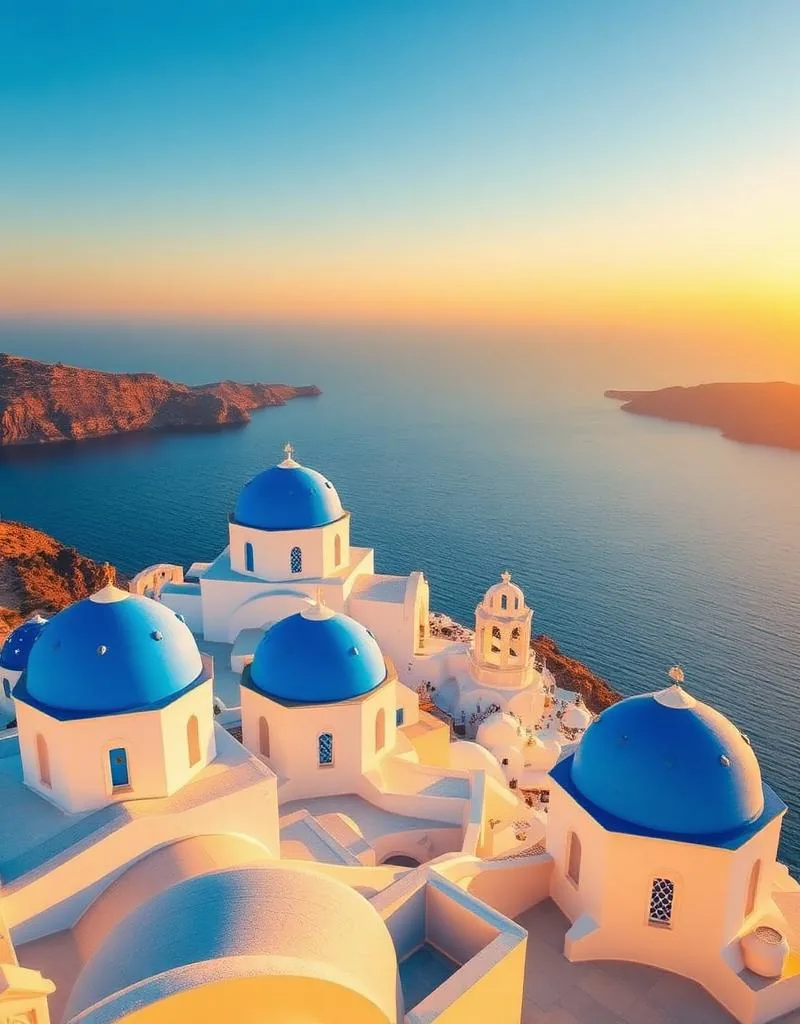 Santorin, Grèce — vols et hôtels